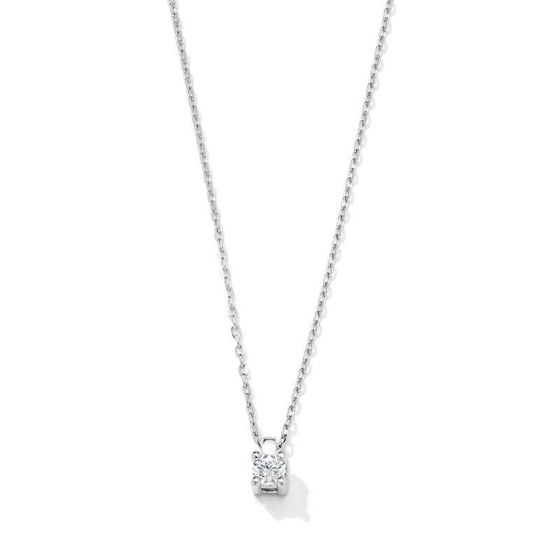 CT. T.W. Diamond Solitaire Necklace in 10K Gold (J/I2