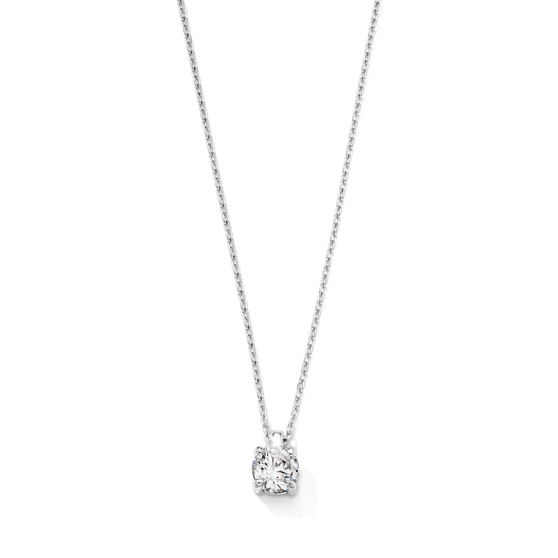 CT. T.W. Diamond Solitaire Necklace in 10K Gold (J/I2