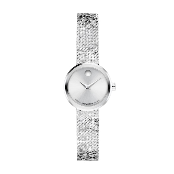 Ladies Movado Museum Velura Mini Stainless Steel Watch with