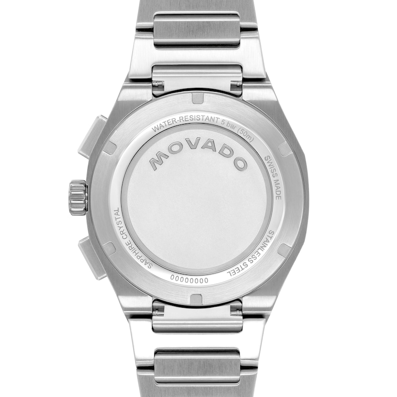 Men's Movado Centurion Stainless Steel Watch with Green Dial (Model: 0608111)