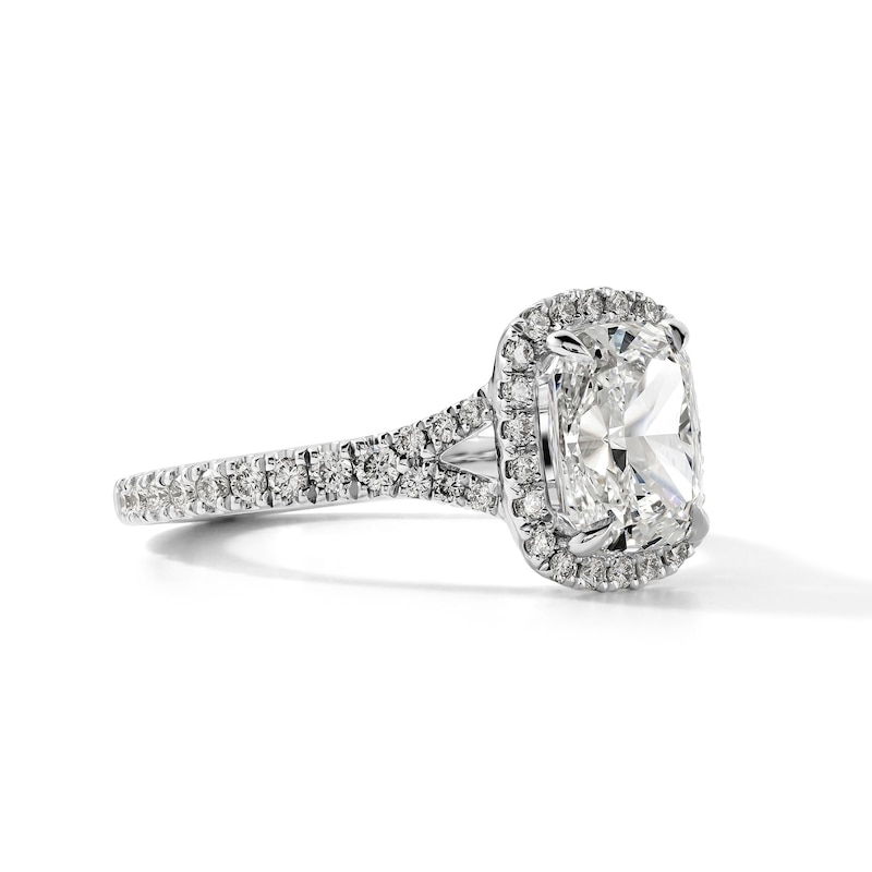 Vera Wang Love Collection 2.50 CT. T.W. Certified Elongated Cushion Lab-Grown Diamond Engagement Ring 14K White Gold (F/VS2)