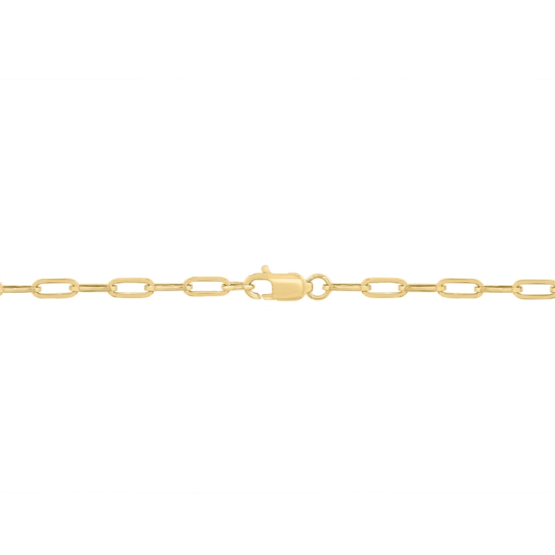 EFFY™ Collection Cultured Pearl Paper Clip Chain Necklace in 14K Gold - 20"
