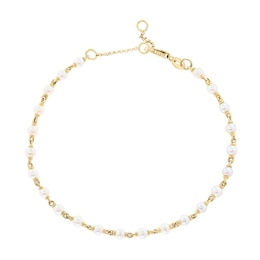 EFFY™ Collection Cultured Pearl Bracelet in 14K Gold - 6.5