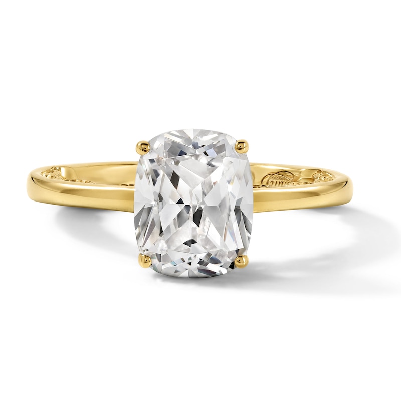 3.00 CT. T.W. Certified Elongated Cushion-Cut Lab-Grown Diamond Solitaire Engagement Ring in 18K Gold (F/VS2)