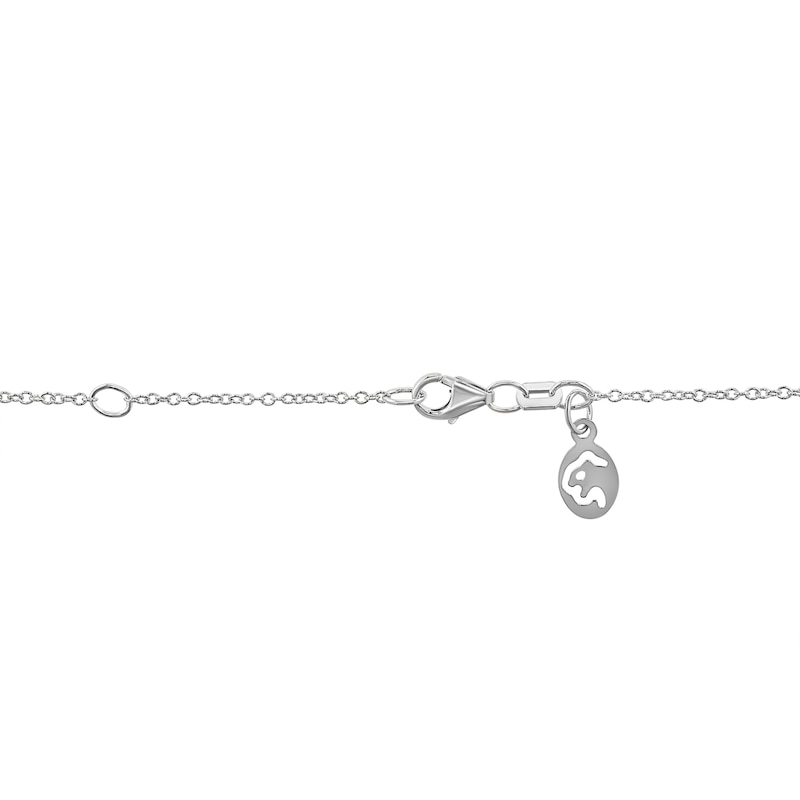 EFFY™ Collection 0.50 CT. T.W. Diamond Fan Necklace in 14K White Gold - 18"