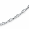 Thumbnail Image 1 of Previously Owned - 0.085 CT. T.W. Diamond Twist Bracelet in Sterling Silver - 7.25"
