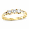 Previously Owned - 1.00 CT. T.W. Diamond Three Stone Engagement Ring in 14K Gold