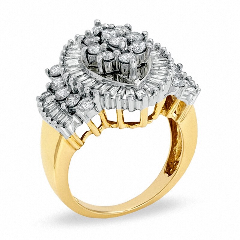 Previously Owned - 1.95 CT. T.W. Diamond Crown Ring 10K Gold