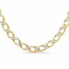 Thumbnail Image 0 of Previously Owned - Double Link Necklace in Sterling Silver and 14K Gold Plate - 17"