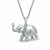 Thumbnail Image 1 of Previously Owned - Diamond Accent Elephant Pendant in Sterling Silver