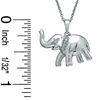Thumbnail Image 2 of Previously Owned - Diamond Accent Elephant Pendant in Sterling Silver