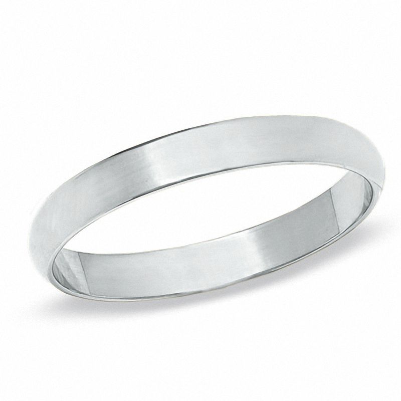 Main Image 1 of Previously Owned - 4.0mm Plain Wedding Band in 14K White Gold