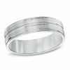 Thumbnail Image 0 of Previously Owned - Men's 6.0mm Wedding Band in 10K White Gold