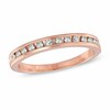Previously Owned - 0.25 CT. T.W. Diamond Band in 10K Rose Gold
