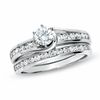 Thumbnail Image 1 of Previously Owned - 1.00 CT. T.W. Diamond Bridal Set in 14K White Gold