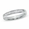 Thumbnail Image 1 of Previously Owned - 0.25 CT. T.W. Princess-Cut Diamond Wedding Band in 14K White Gold