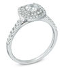 Thumbnail Image 2 of Previously Owned - 0.71 CT. T.W.  Diamond Frame Engagement Ring in 14K White Gold (I/I1)