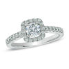 Thumbnail Image 1 of Previously Owned - Celebration  Fire™ 0.82 CT. T.W. Diamond Engagement Ring in 14K White Gold (H-I/SI1-SI2)