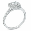 Thumbnail Image 1 of Previously Owned - 0.71 CT. T.W. Diamond Frame Engagement Ring in 14K White Gold (I/I1)