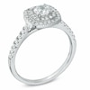 Thumbnail Image 2 of Previously Owned - 0.71 CT. T.W. Diamond Frame Engagement Ring in 14K White Gold (I/I1)