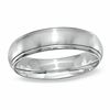 Thumbnail Image 0 of Previously Owned - Men's 7.5mm Dome Satin Stripe Wedding Band in Titanium
