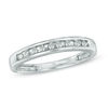Thumbnail Image 1 of Previously Owned - 0.10 CT. T.W. Diamond Anniversary Band in Sterling Silver
