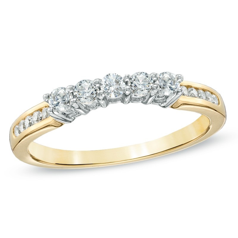 Previously Owned - 0.33 CT. T.W. Diamond Wedding Band in 14K Gold|Peoples Jewellers