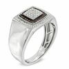 Thumbnail Image 2 of Previously Owned - 0.30 CT. T.W. Enhanced Cognac and White Diamond Frame Ring in 10K White Gold