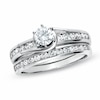 Thumbnail Image 0 of Previously Owned - 1.00 CT. T.W. Diamond Bridal Set in 14K White Gold