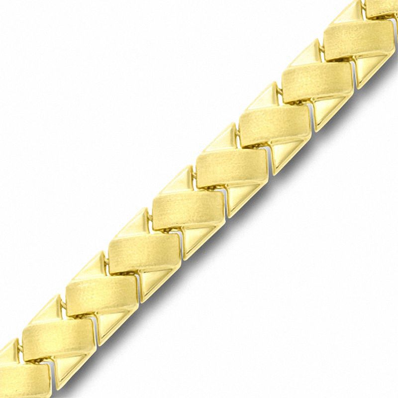 Previously Owned - Ladies' Basketweave Bracelet in 10K Gold