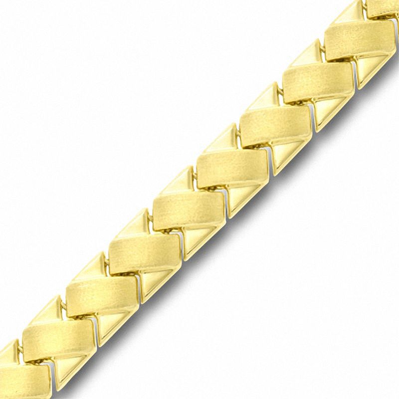 Main Image 2 of Previously Owned - Basketweave Bracelet in 10K Gold