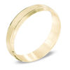 Thumbnail Image 1 of Previously Owned - Men's 5.0mm Comfort Fit Bevelled Wedding Band in 10K Gold