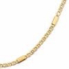 Previously Owned - Men's 120 Gauge Mariner Bar Chain Bracelet in 10K Gold - 8.5"