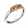 Thumbnail Image 2 of Previously Owned - Cherished Promise Collection™ 0.04 CT. T.W. Diamond Triple Heart Promise Ring in Sterling Silver