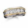 Thumbnail Image 0 of Previously Owned - Men's 1.00 CT. T.W. Diamond Five Stone Band in 10K Two-Tone Gold
