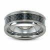 Thumbnail Image 0 of Previously Owned - Men's Triton 8.0mm Comfort Fit Wedding Band in Tungsten and Carbon Fibre