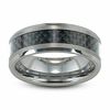 Thumbnail Image 1 of Previously Owned - Triton 8.0mm Comfort Fit Wedding Band in Tungsten and Carbon Fibre