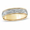 Thumbnail Image 0 of Previously Owned - Men's 6.0mm Comfort Fit Wedding Band in 10K Two-Tone Gold