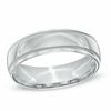 Thumbnail Image 1 of Previously Owned - 6.0mm Comfort Fit Wedding Band in Sterling Silver