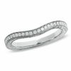 Thumbnail Image 0 of Previously Owned - 0.20 CT. T.W. Diamond Curved Band in 14K White Gold