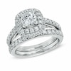 Thumbnail Image 0 of Previously Owned - 2.00 CT. T.W. Diamond Frame Bridal Set in 14K White Gold