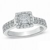 Thumbnail Image 1 of Previously Owned - 0.87 CT. T.W. Princess-Cut Diamond Engagement Ring in 14K White Gold (I/I1)