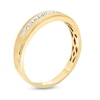 Thumbnail Image 1 of Previously Owned - Men's 0.10 CT. T.W. Diamond Wedding Band in 10K Gold