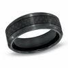 Thumbnail Image 0 of Previously Owned - Men's 8.0mm Comfort Fit Carbon Fibre Inlay Wedding Band in Black Titanium