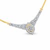 Previously Owned - 1.75 CT. T.W. Marquise Diamond Crown Necklace in 10K Gold