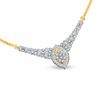 Thumbnail Image 0 of Previously Owned - 1.75 CT. T.W. Marquise Diamond Crown Necklace in 10K Gold