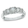 Thumbnail Image 0 of Previously Owned - 0.25 CT. T.W. Diamond Three Stone Ring in 10K White Gold