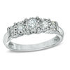 Thumbnail Image 1 of Previously Owned - 0.25 CT. T.W. Diamond Three Stone Ring in 10K White Gold