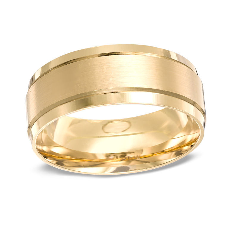 Previously Owned - Men's 8.0mm Comfort Fit Wedding Band in 14K Gold|Peoples Jewellers