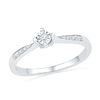 Thumbnail Image 0 of Previously Owned - 0.05 CT. T.W. Diamond Promise Ring in 10K White Gold